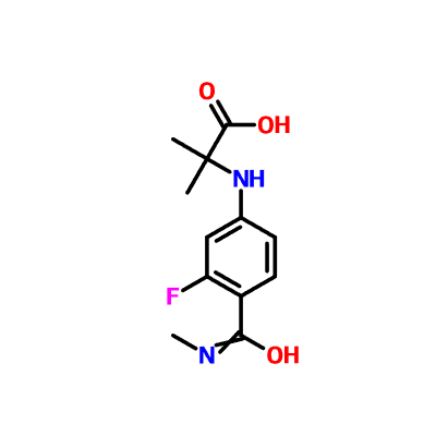 CAS 1289942-66-0|N-[3-Ftor-4-[(metilamino)karbonil]fenil]-2-metilalanin