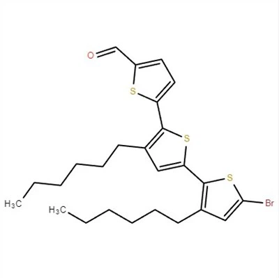 CAS:1628940-31-7|5''-Bromo-3',3''-diheksil-[2,2':5',2''-tertiofen]-5-karbaldegid