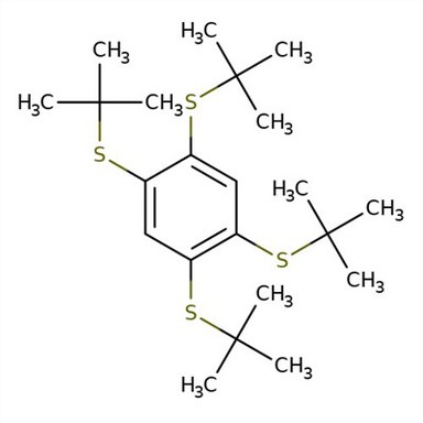 CAS:447463-65-2|1,2,4,5-Tetrakis(tert-butiltio)benzol