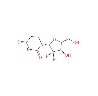 CAS: 1141397-80-9yj(R)-1-((2R, 4R, SR)-3,3-difloro-4-gidroksi (gidroksimetil) tetrahidrofuran{{7} }il)-4-gidroksitetrahidropirimidin-2(1H)-bir